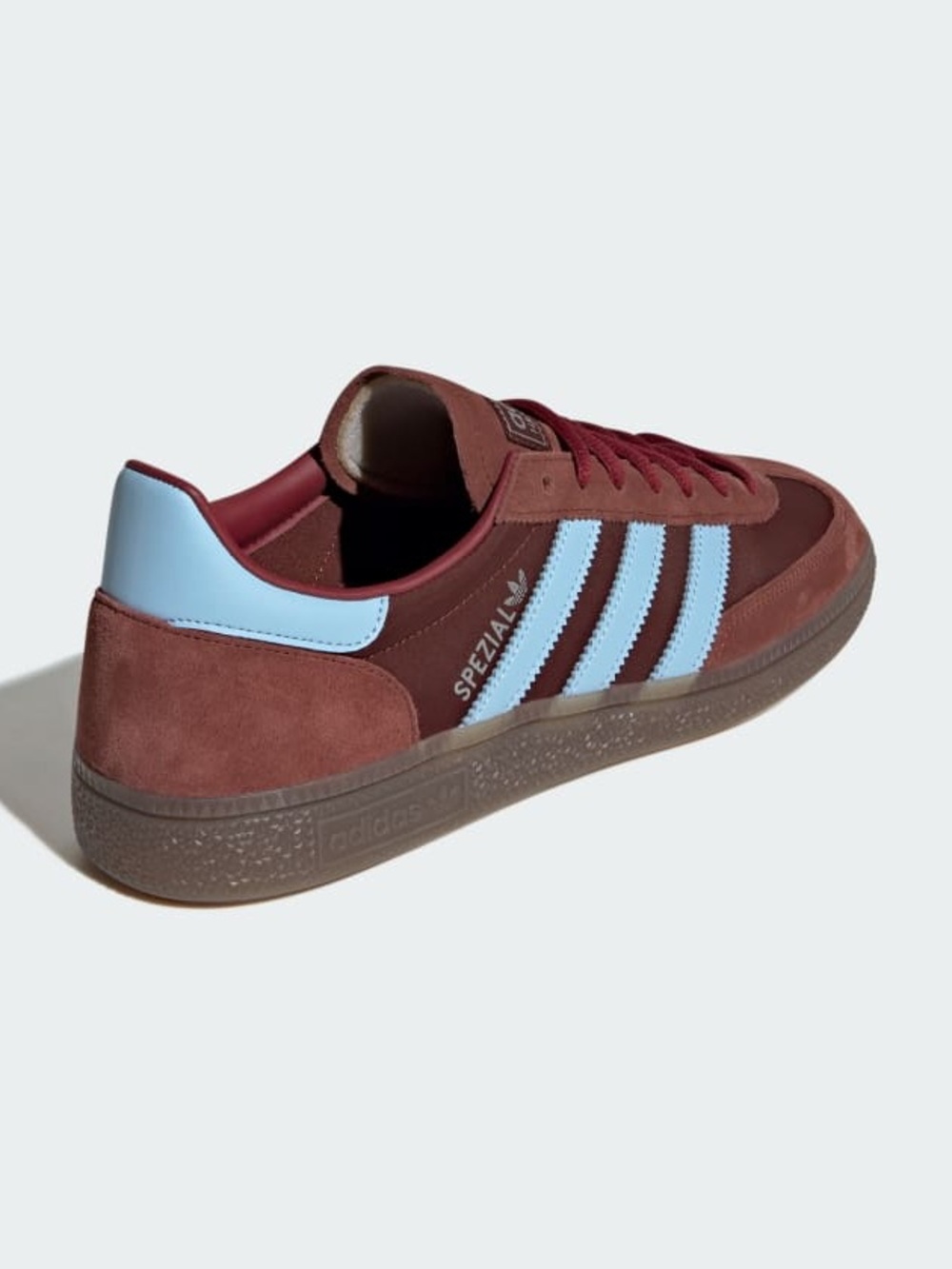 ADIDAS Handball Spezial Sneakers • Size 8W/7M Brown/Sky Blue • NWT TikTok Viral - Picture 3 of 6